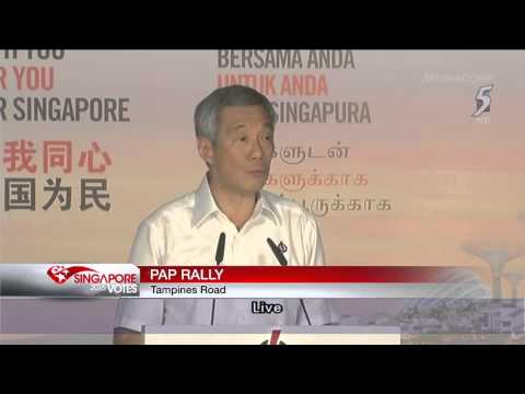 PM Lee speaking at Aljunied GRC rally   04Sep2015