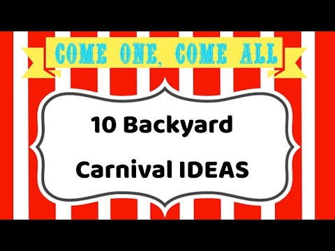 DIY Backyard Carnival- Fall family activities