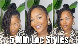 How To: Style Two Strand Twists | Easy Everyday Loc Styles