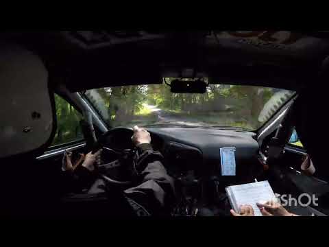 Rajd Koszaliński 2023 Os 1 Zaroda K.  Paszkiewicz A. Mitsubishi Colt