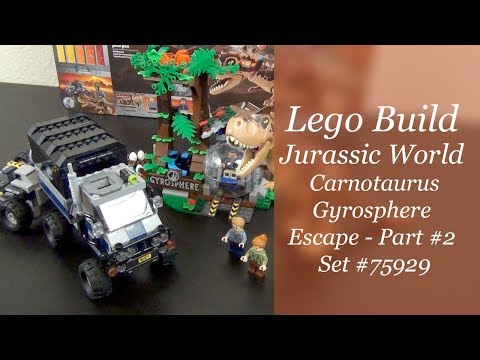 LEGO Jurassic World Carnotaurus Gyrosphere Escape Set #75929 Part 2