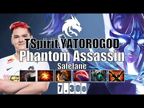 Phantom Assassin Safelane | TSpirit.YATOROGOD | 31 KILLS TRUE BROKEN PA | 7.30e Gameplay Highlights