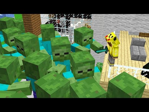 EVİMDE DEV ZOMBİ KIYAMETİ! 😱 - Minecraft