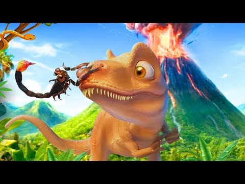 🌋🦖 Dino: Rexy Volcano Adventure! | 🦕 T-Rex Dinosaur Song for Kids | Animation Rhymes