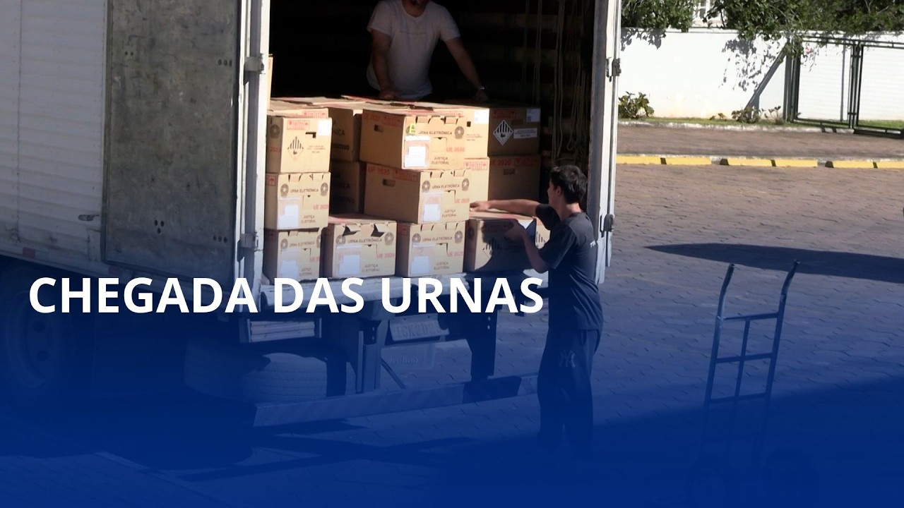 Urnas eletrônicas começam a chegar ao Alto Vale para as Eleições 2026