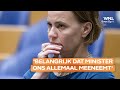 Judith Tielen (VVD): niet zichtbaar dat minister Kuipers leiding neemt in langetermijnplan corona