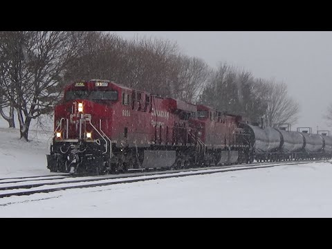 CP 374 then later a snowy meet at Bettendorf between 577 and 576 January 14, 2022