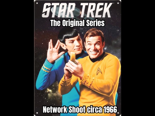 Vídeo relacionado con Star Trek The Original Series Group Shot Ship Poster Camiseta