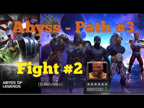 MCOC - Abyss of Legends - Path 3 - Fight #2 - Stealth Spidey VS Ex. Luke Cage - Long Fight!