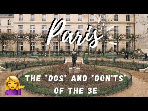 THE 3RD ARRONDISSEMENT OF PARIS | 1 to 20 PARIS TRAVEL GUIDE