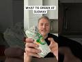 What S The Best Sub To Order At Subway For My Blood Sugar Glucose Bloodsugar Subway