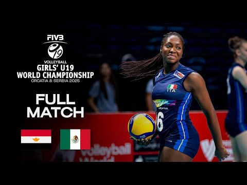 Egypt vs. Mexico - Pool A (CRO) | Girls' U19 World Champs 2025 - Full Match