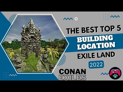 TOP 5 PVP BASE LOCATIONS |The Best Pvp Base Locations In Exile Land - Conan Exiles |Building Guide