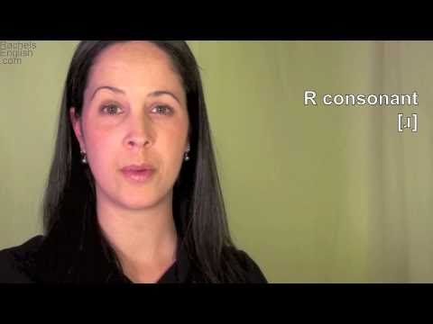 English: How to Pronounce R [ɹ] Consonant: American Accent Video