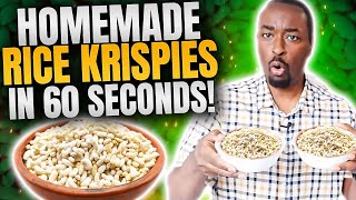 How to make homemade Rice Krispies!! (Rural Indian method) #muri #pori