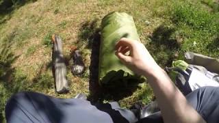 VAUDE Campo Arco 1 2 Person Tent unboxing and pitching