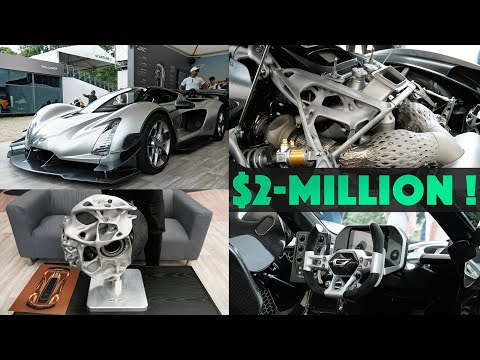 $2-Million 3D Printed Czinger C21 Hybrid Hypercar at Goodwood FoS 2022