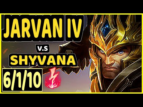 AGURIN (JARVAN IV) vs SHYVANA - 6/1/10 KDA JUNGLE CHALLENGER GAMEPLAY - EUW