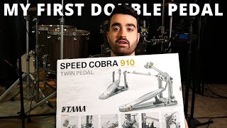 Video thumbnail for UNBOXING The Tama Speed Cobra 910 Double Pedal! | My FIRST Double Pedal by Tom Pompei