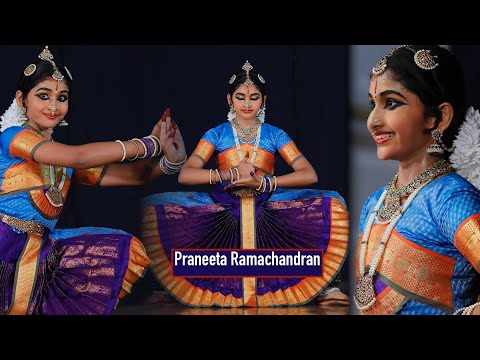 Praneeta Ramachandran Solo - Excerpts - Sridevi Nrithyalaya - Bharathanatyam Dance
