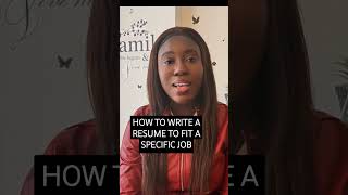 How to write resume for specific job role #100shorts2024 #career #resume #careeropportunities