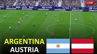 🔴Argentina vs Austria Live I Full Match Streaming I Video Game Simulation I pes21 