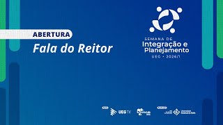 Semana de Integração e Planejamento da UEG - 2026/1 | Diálogo com o Reitor