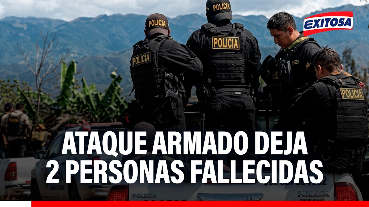 🔴🔵 Dos personas fallecieron y cuatro personas resultaron heridas en ataque armado