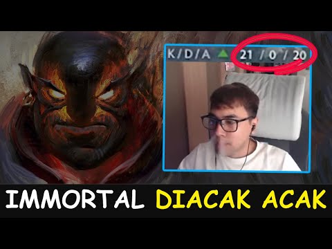 GELO IMMORTAL DIACAK ACAK SAMA BABANG - INYOURDREAM EMBER SPIRIT ENTERING BEAST MODE DOTA 2