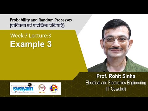 Probability and Random Processes प्रायिकता एवं यादृच्छिक प्रक्रियाएँ Introductory Video