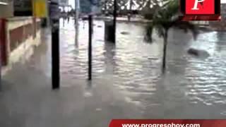 preview picture of video 'ProgresoHoy.com - Se inunda malecón de Progreso'