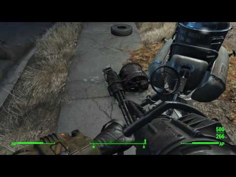 Fallout 4 miniguns everywhere