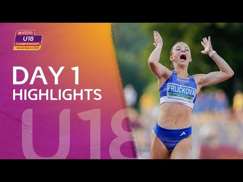 Day 1 Highlights | European Athletics U18 Championships | Banska Bystrica 2024