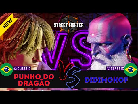 SF6 👊 PUNHO DO DRAGÃO (Ken) vs DIDIMOKOF (Dhalsim) 👊 Ranked Match  - Street Fighter 6 - 09/12/23