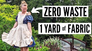 Minimal Yardage Cottagecore Apron with ZERO Waste - PATTERN AVAILABLE!