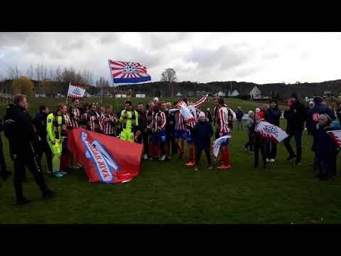 Kvik Halden feirer opprykk til 2. Divisjon etter seier mot Vestfossen