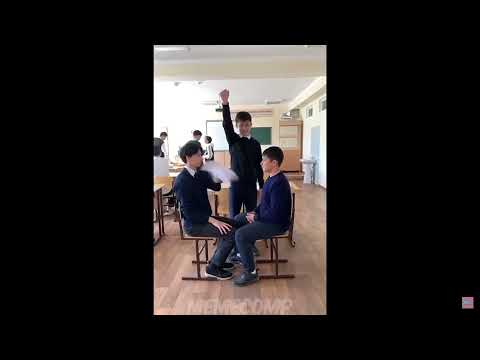 meme of two guys playing paper drop kiss game