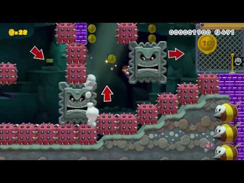 Super Mario Maker 2 | Jesse Perez | Thwomp Jump Challenge