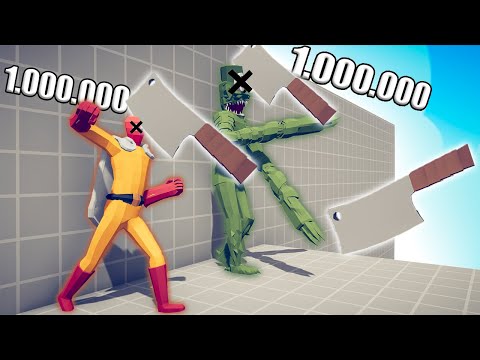 1.000.000 DAMAGE KNIFE vs UNITS - TABS | Totally Accurate Battle Simulator 2023