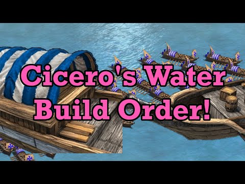 Cicero's Interactive Build Order: Full Water | Applying Build Orders!