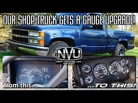 NVU GM OBS TRUCK 88-94 GAUGE INSTALL