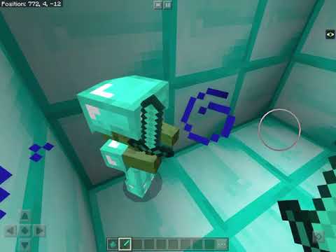 Minecraft's Baby Zombie in Diamond Armor & Diamond Sword!