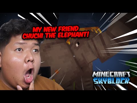 PEENOISE MINECRAFT: SKYBLOCK #25 - WE GOT VISITORS!