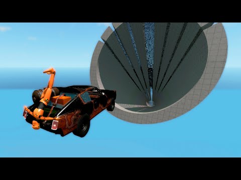 CRAZY Cars Wipeout #6 - Beamng.DRIVE