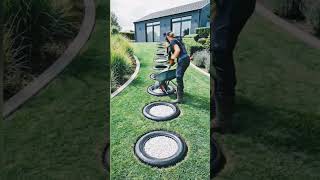 Download lagu Amazing Garden Path Transformation Using Old Tires | DIY Garden Ideas #shorts mp3 Download lagu Amazing Garden Path Transformation Using Old Tires | DIY Garden Ideas #shorts mp3