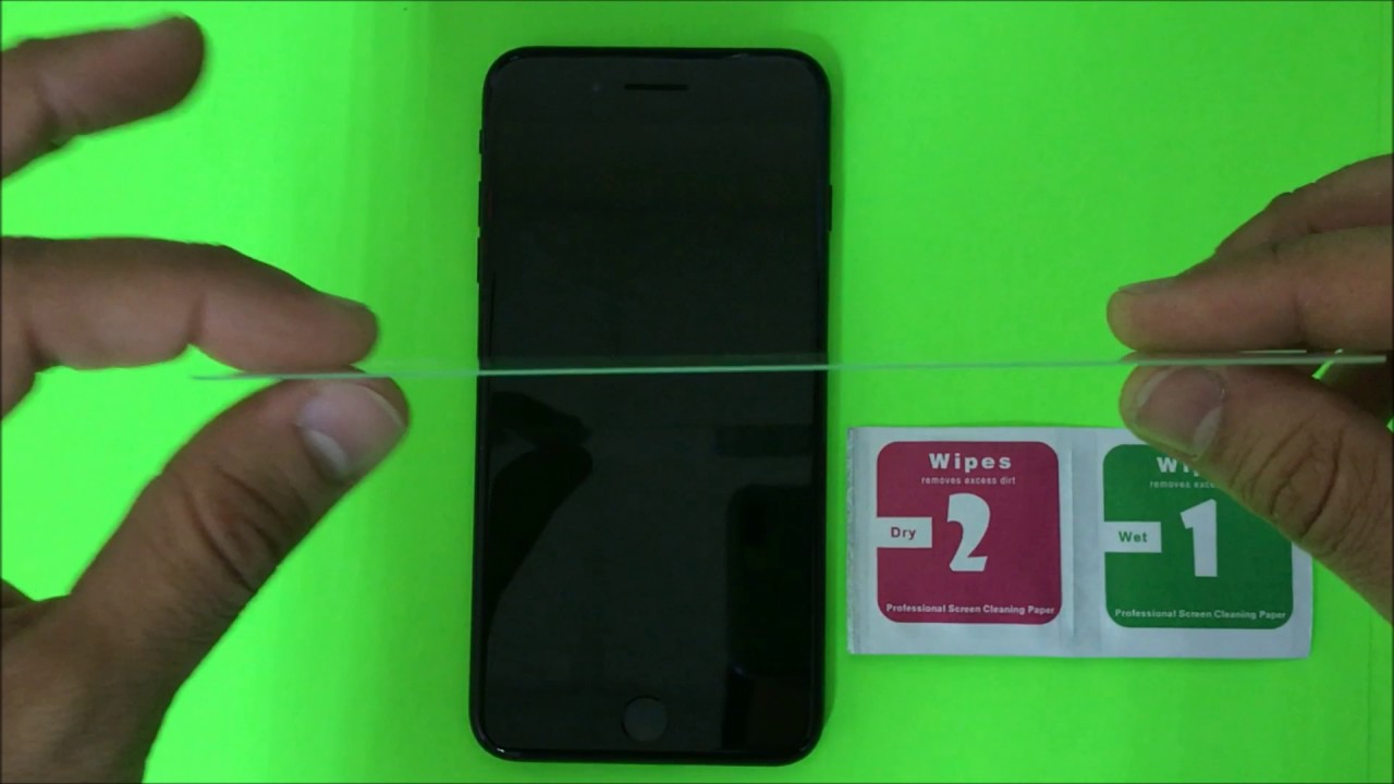 How to install Tempered Glass Screen Protector for iPhone 7 Plus