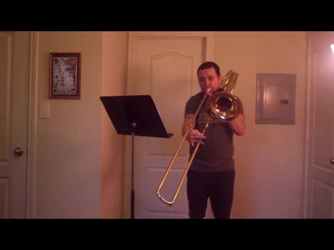 2017-2018 TMEA All-State Bass Trombone Etude 1 (Grigoriev 9)