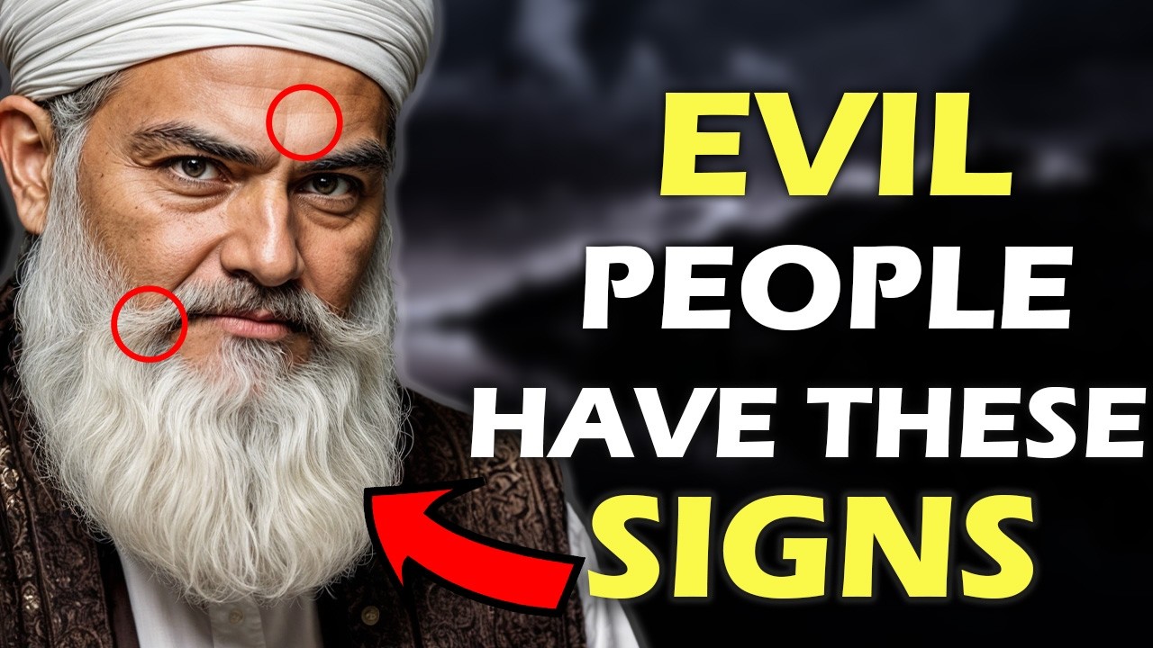 🔴WARNING! 😒 9 Clear Signs of a Evil Person Around You |  Islamic Wisdom and Life Lessons