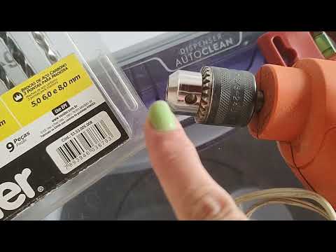 Como usar a furadeira?A forma mais fácil de usar uma furadeira! Como furar uma parede?Sem sujeira!