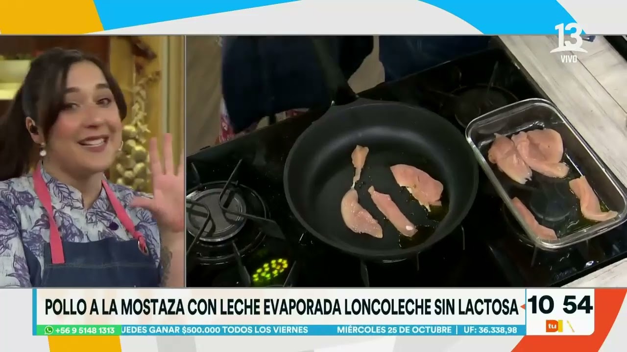 Pollo a la mostaza: Camila chef explica preparación casera | Tu Día | Canal 13